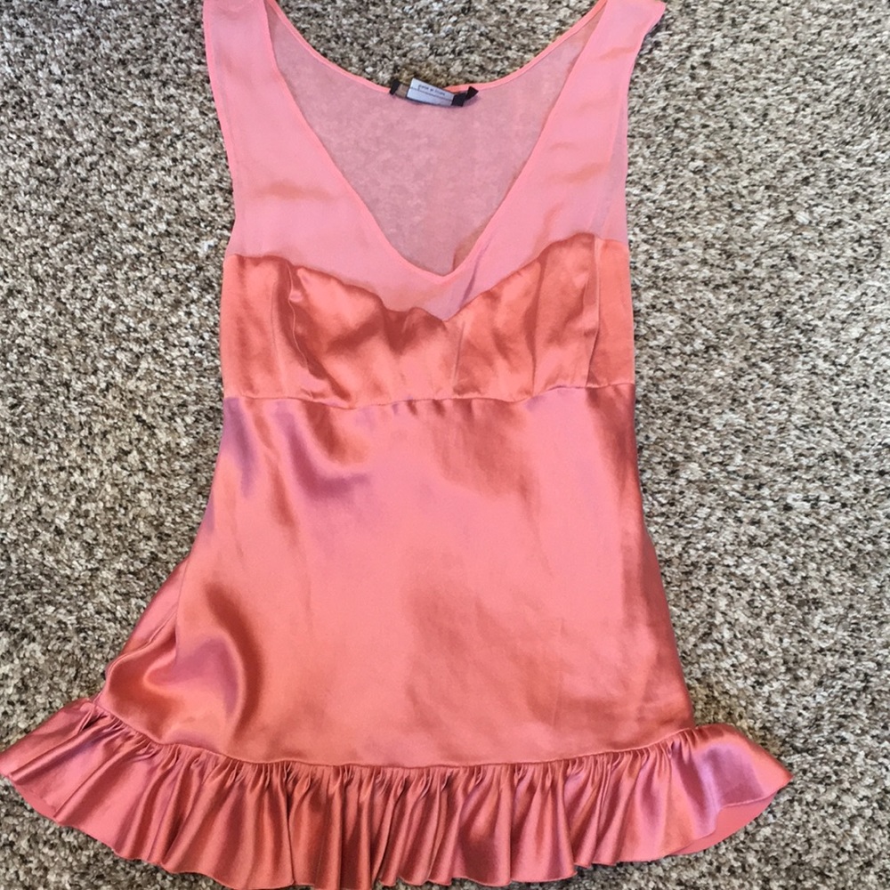 BCBGMAXAZRIA Silk Tank Top